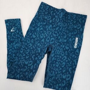 Gymshark | Blue Adapt Animal Print Seamless Leggings